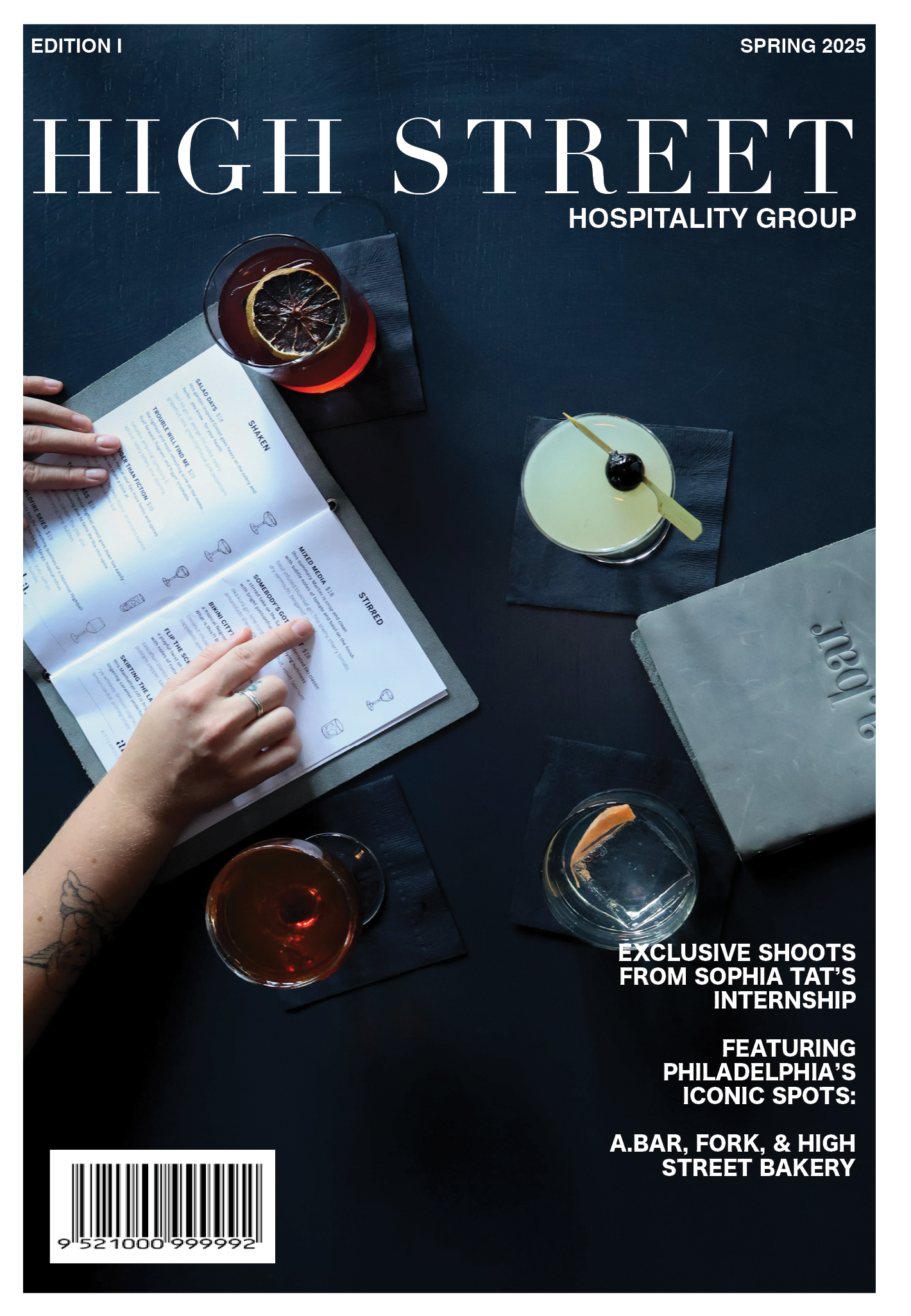 High Street Hospitality Group Photography.